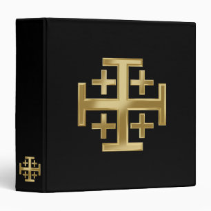 Christian cross binder