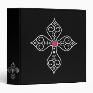 Christian cross binder