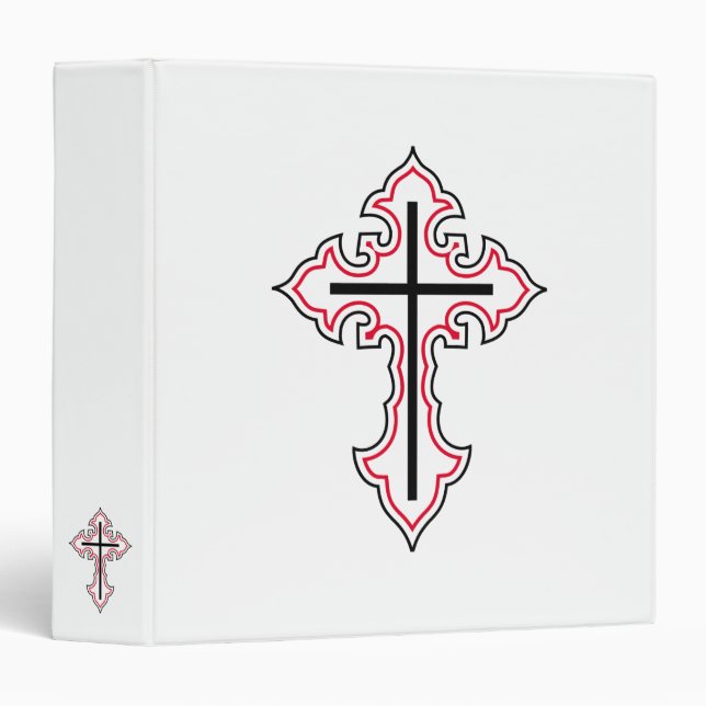 Christian cross binder (Front/Spine)