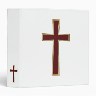 Christian cross binder