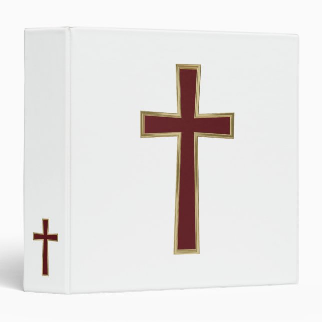 Christian cross binder (Front/Spine)
