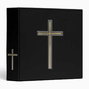 Christian cross binder