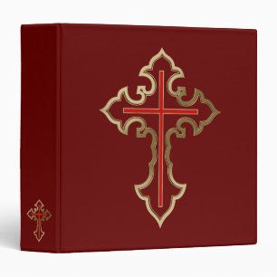 Christian cross binder