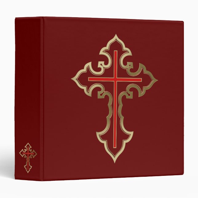 Christian cross binder (Front/Spine)