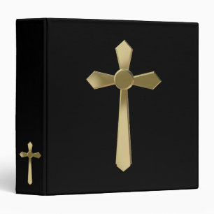 Christian cross binder