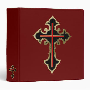 Christian cross binder
