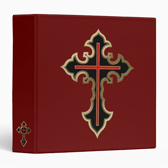 Christian cross binder (Front/Spine)