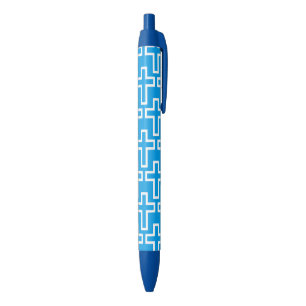 Christian Cross Blue Ink Pen