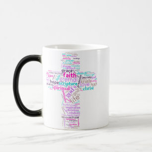 Christian Cross Cloud Art Mug