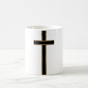 Christian cross coffee mug