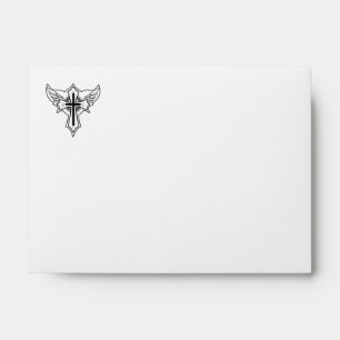 Christian cross envelope