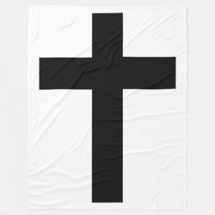 Christian Cross Fleece Blanket