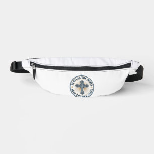 Christian Cross He Rules the World Fanny Pack