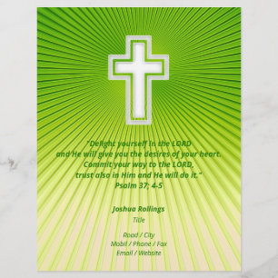 Christian Cross   Inspirational Flyer