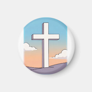 Christian Cross Inspirational Magnet