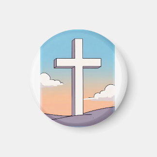 Christian Cross Inspirational Magnet