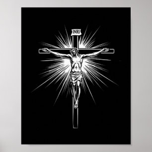 Christian Cross Jesus Christ Men Women Christians  Poster