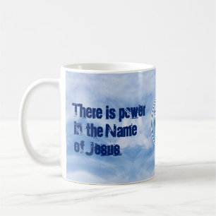 Christian CROSS Jesus Easter Monogram Scripture Coffee Mug