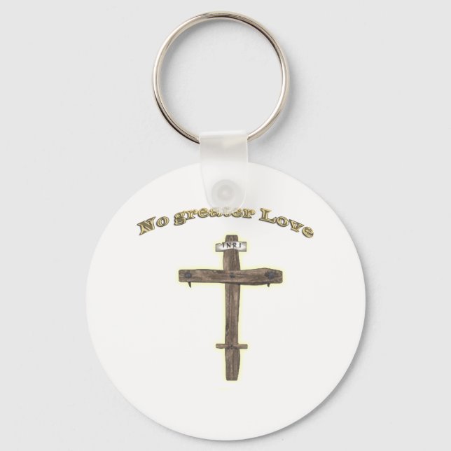 Christian cross keychain (Front)