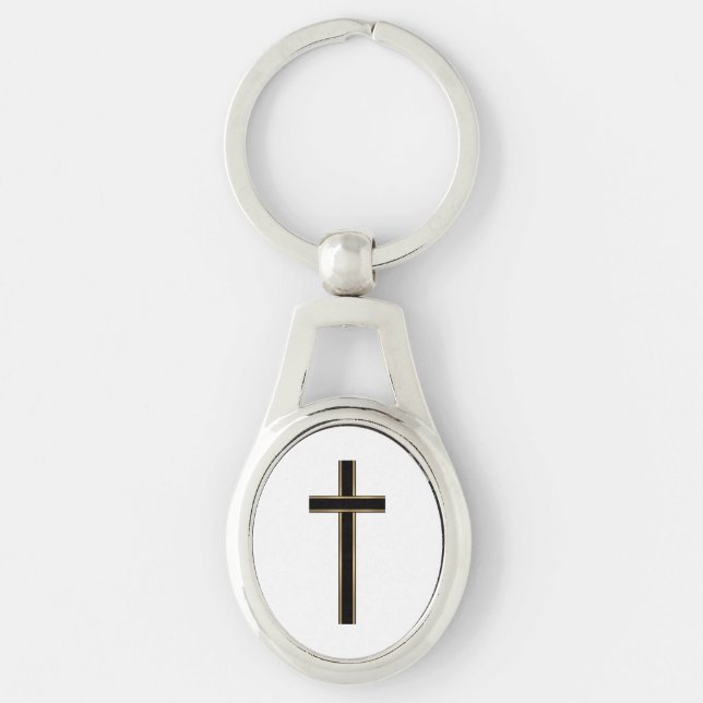 Christian cross keychain (Front)