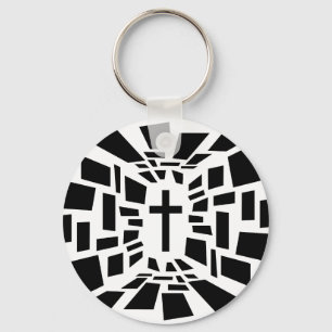 Christian Cross Keychain