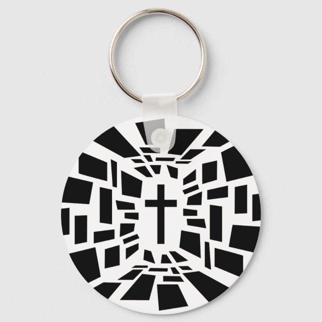 Christian Cross Keychain (Front)
