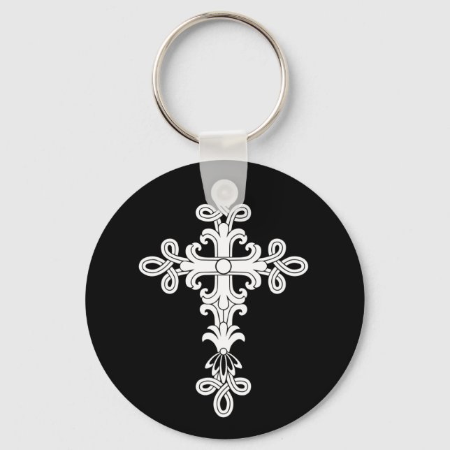 Christian cross keychain (Front)