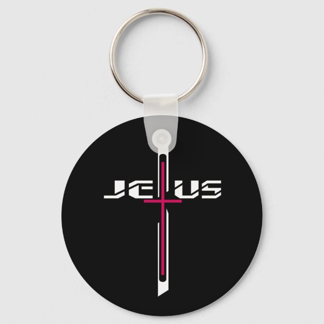 Christian cross keychain (Front)