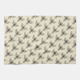 Christian cross kitchen towel