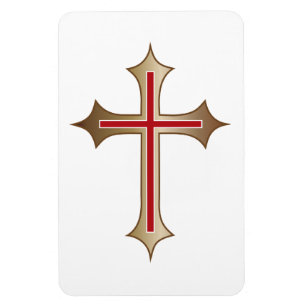 Christian cross magnet