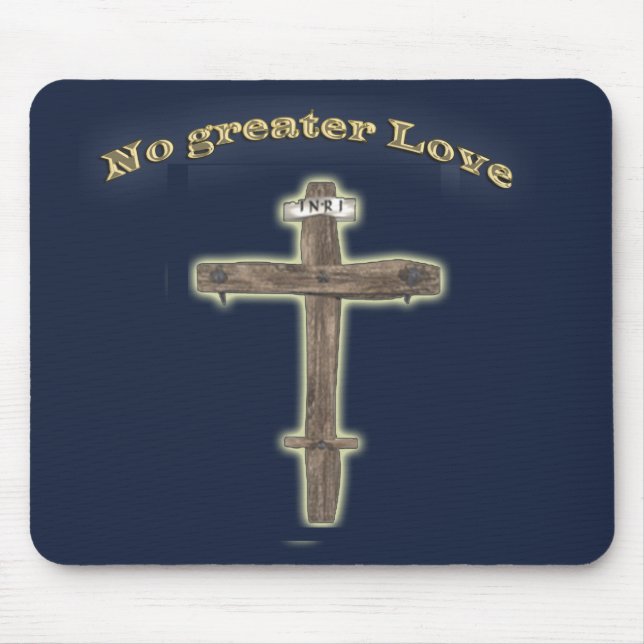 Christian cross mouse pad (Front)