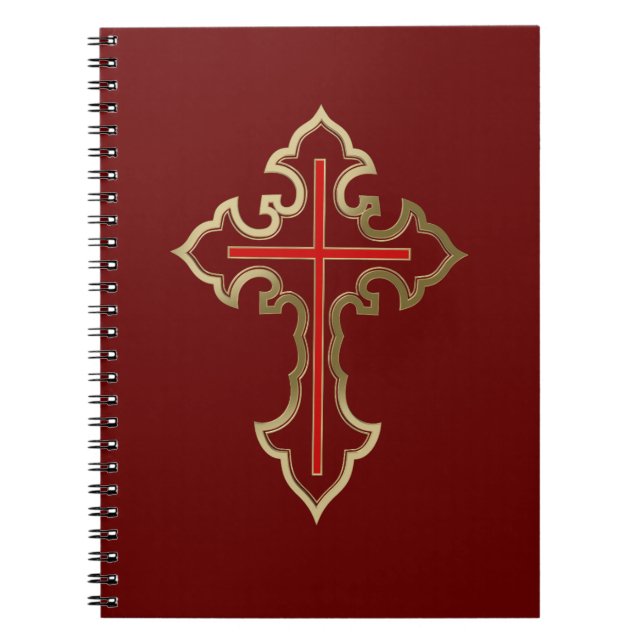 Christian cross notebook (Front)
