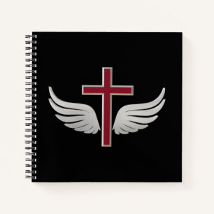 Christian cross notebook