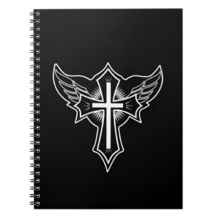 Christian cross notebook