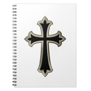Christian cross notebook