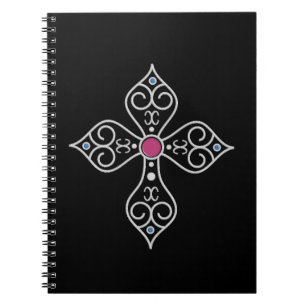 Christian cross notebook