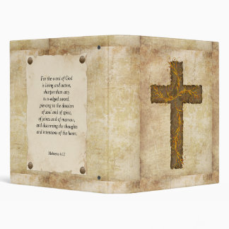 Christian Cross Notebook Binder