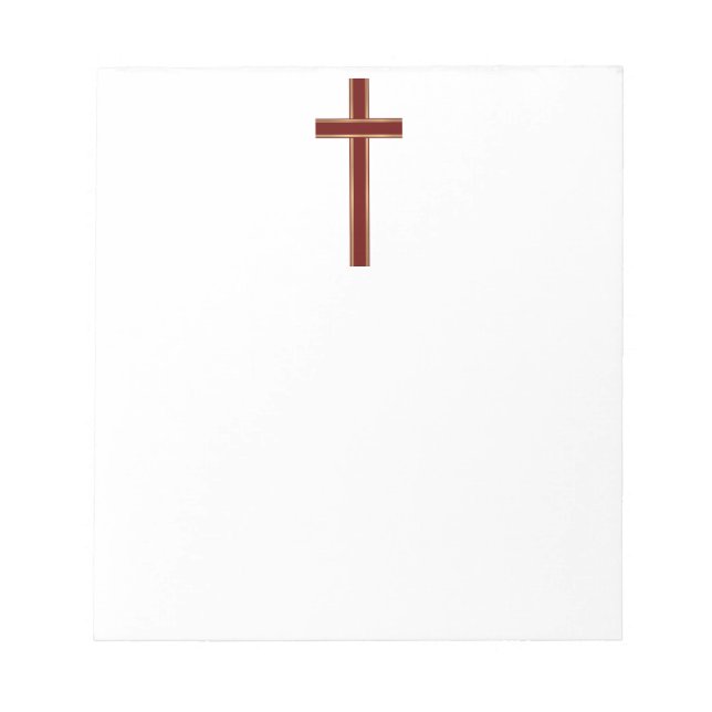Christian cross notepad (Front)
