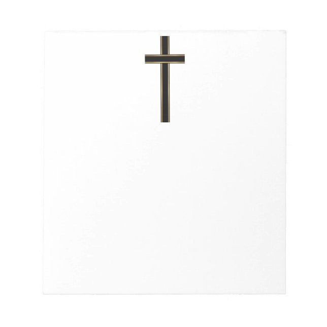 Christian cross notepad (Front)