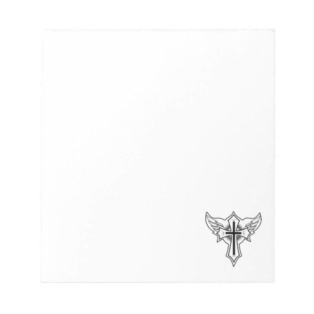 Christian cross notepad (Front)