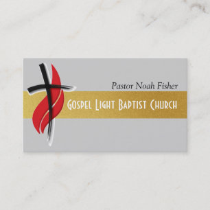 Christian Cross Pastor Christianity Card