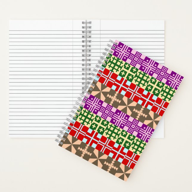 Christian Cross Pattern 1 Notebook (Inside)