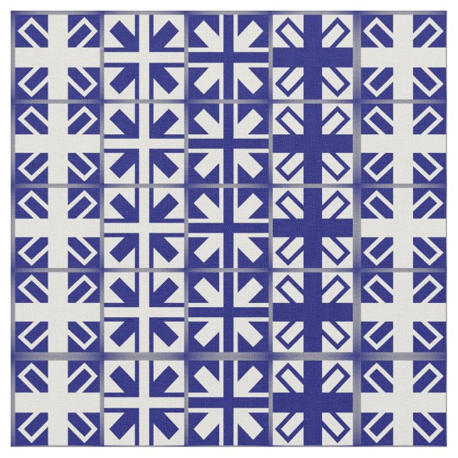 Christian Cross Pattern 2 Fabric (Close Up)