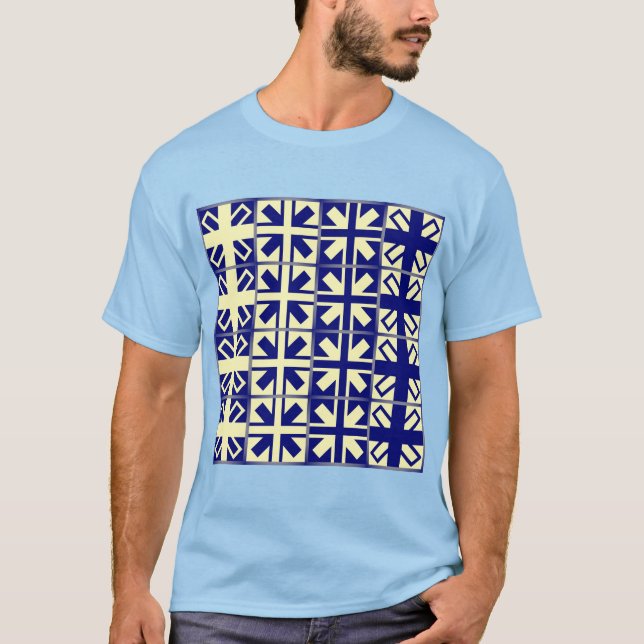 Christian Cross Pattern 2 T-Shirt (Front)