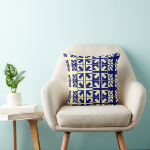 Christian Cross Pattern 2 Throw Pillow