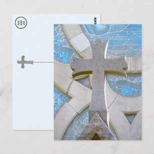 Christian Cross Postcard