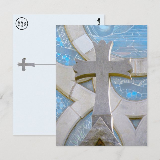 Christian Cross Postcard (Front/Back)