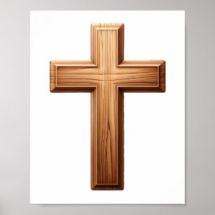 Christian Cross Poster