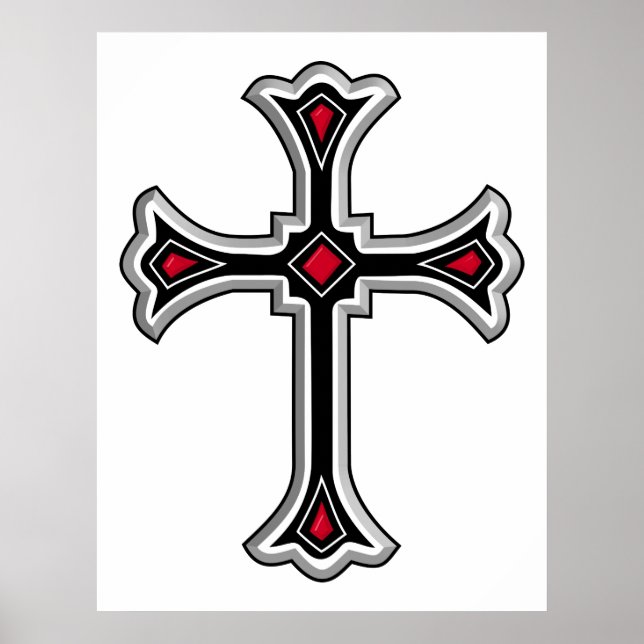 Christian cross poster (Front)