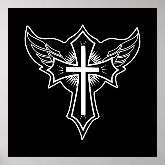 Christian cross poster (Front)